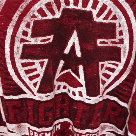 American Fighter Red “Premium Athletics” Tee Shirt - Picture 4 of 6